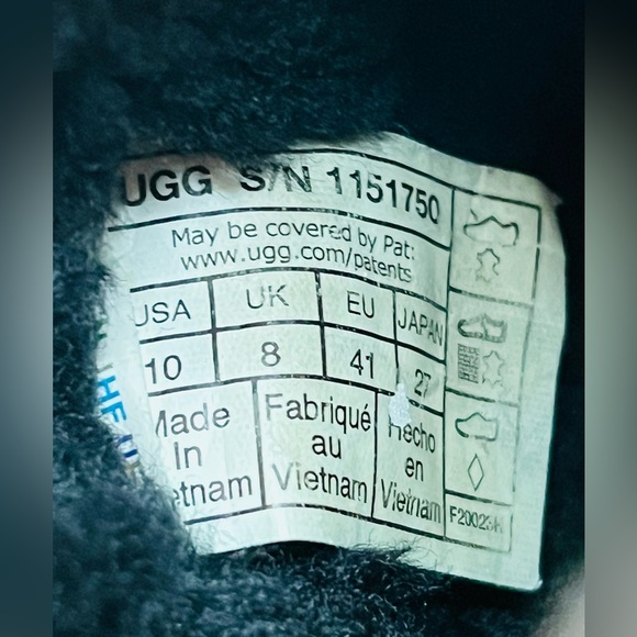 UGG Classic Ultra Mini Braid Boot, Lightweight, Women’s Black, Size 10 - Picture 7 of 8